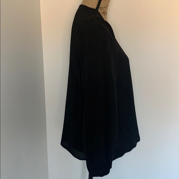 Vici black wrap style top - Picture 2 of 5